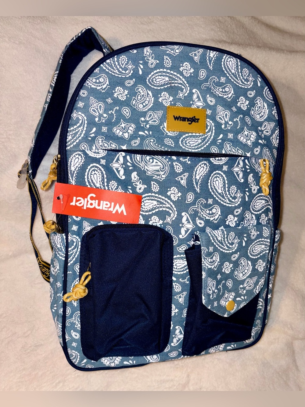 Wrangler Paisley Bandana Backpack NWT!